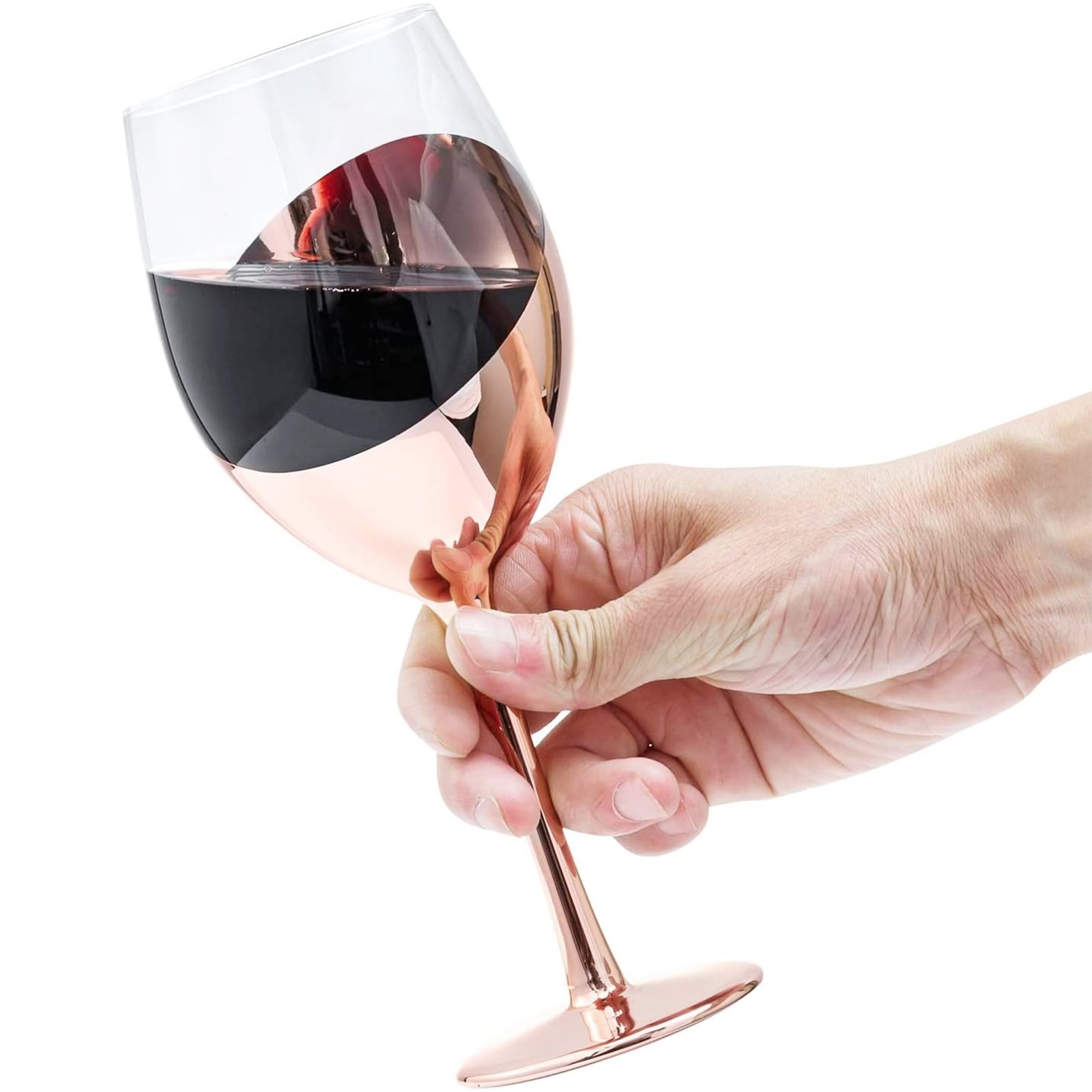 Set de Copas y Decantador para Vinos ENCOBRIZADO - Regalos Corporativos