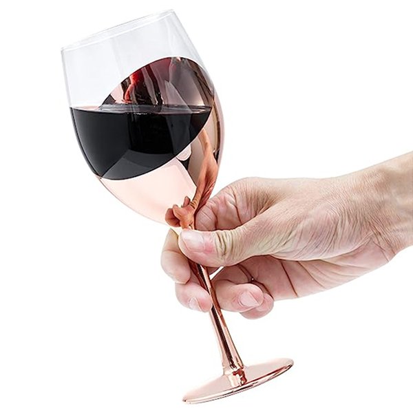 Set de 2 Copas de Vino ENCOBRIZADO - Regalos Corporativos