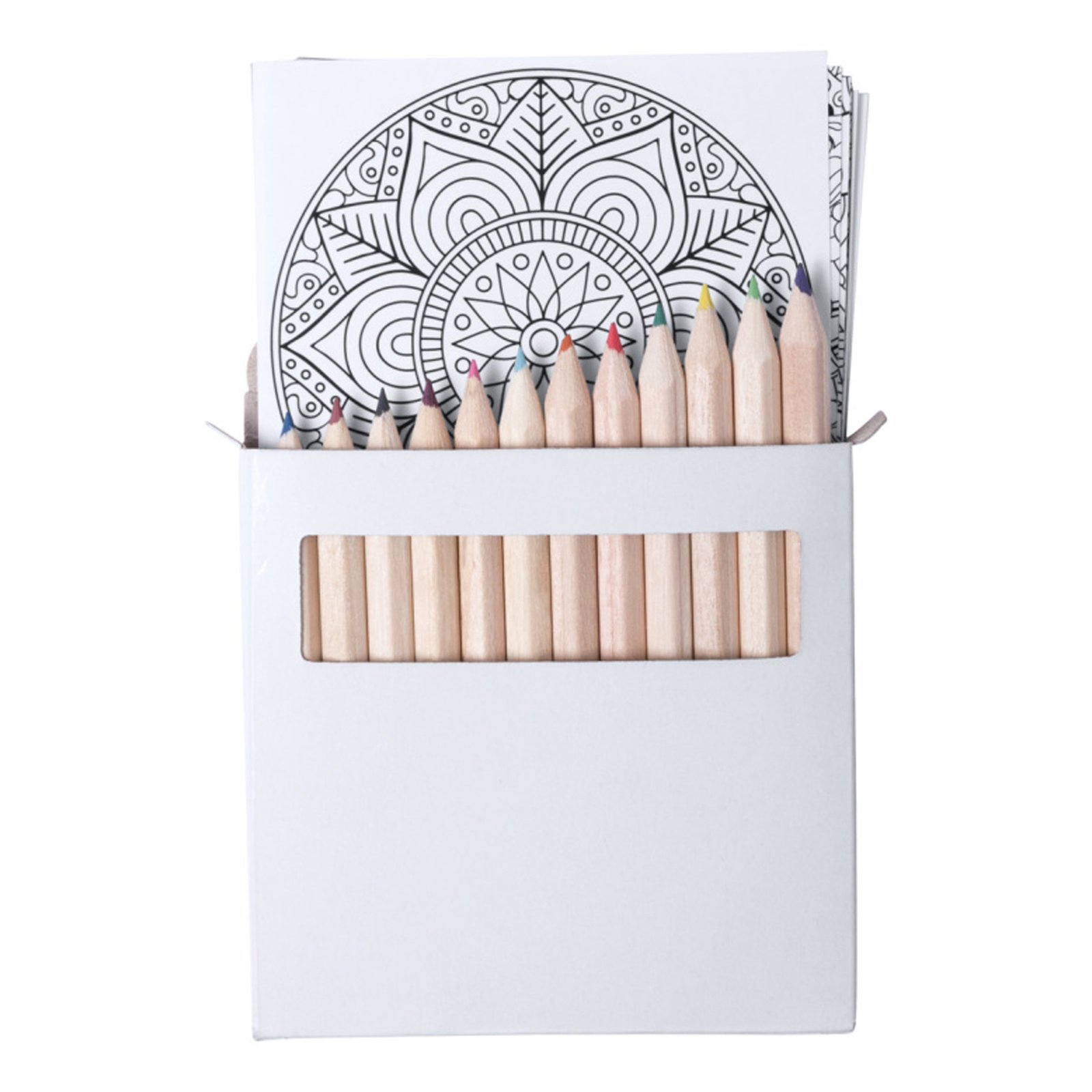 Bolígrafo Lápices de colores con láminas para colorear Set - Regalos Corporativos