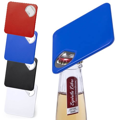 Posavasos Plástico PET Destapador Olmux - Regalos Corporativos