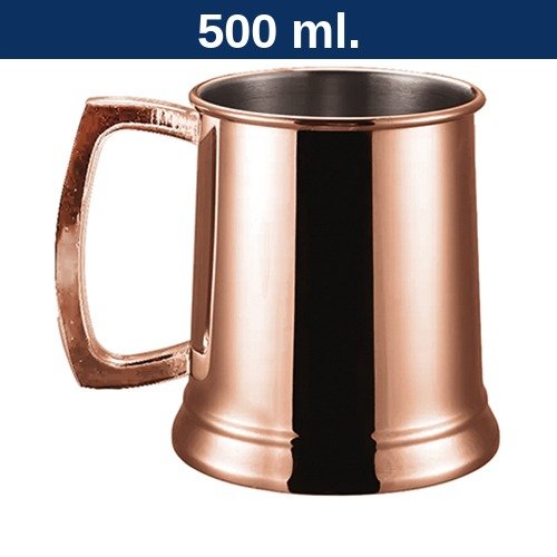 Mug Schopero Metálico ENCOBRIZADO - Regalos Corporativos