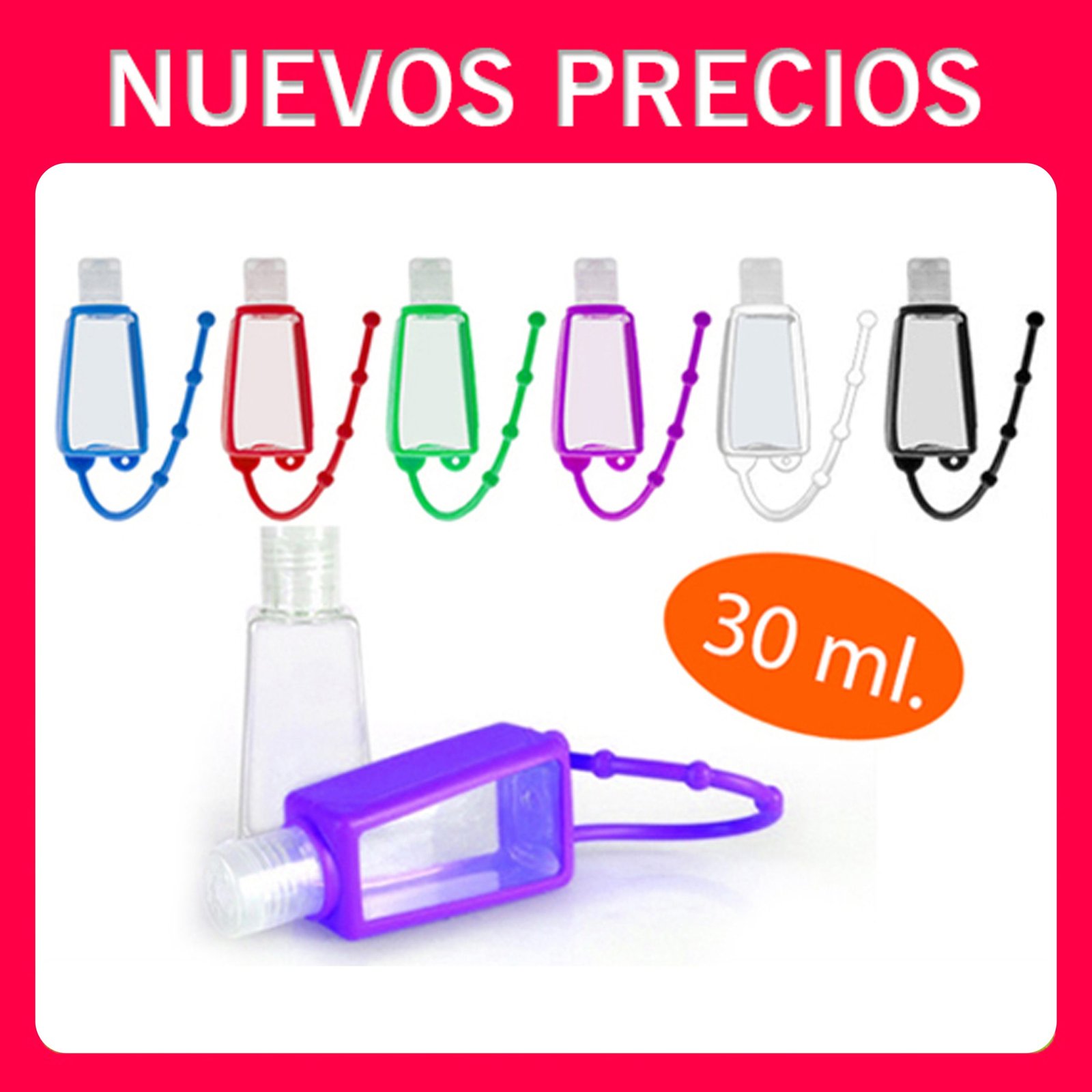 Envase con Alcohol Gel Transportable Hanger AH1 - Regalos Corporativos