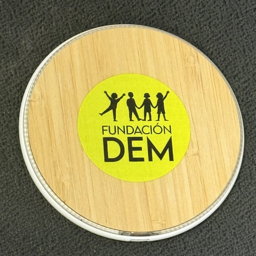Cargador inalámbrico "COMPACT" personalizado para Fundación DEM