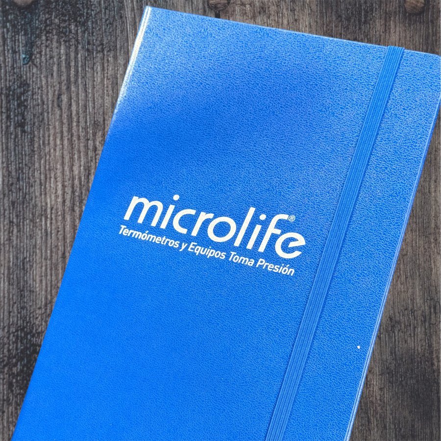 Libreta de PU Moleskine personalizado para Microlife