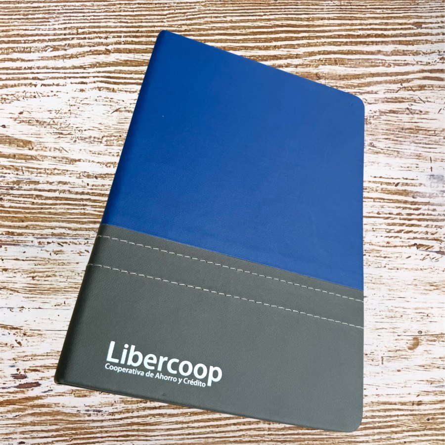 Libreta Bicolor personalizado para Libercoop