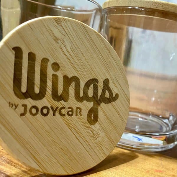 Set de tazas "Magui" personalizado para Wings