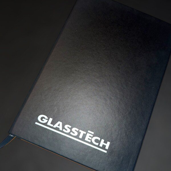 Libreta de PU Moleskine personalizado para Glasstech