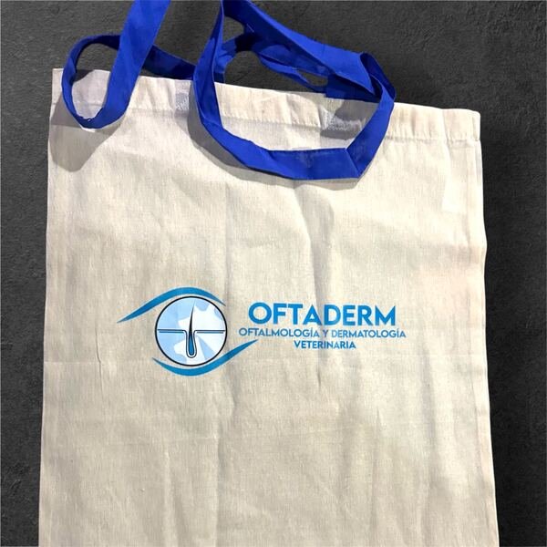 Bolsa de algodón "DONNA" personalizado para Oftaderm