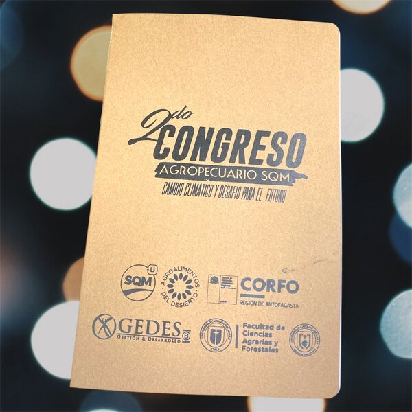 Libreta Ecológica Cambridge personalizado para SQM