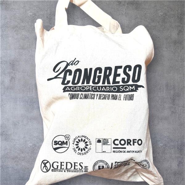 Bolsa 100% Algodón GANESHA personalizado para SQM