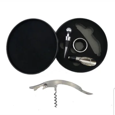 Set de Vino Símil Cuero - Regalos Corporativos