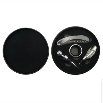 Set de Vino Símil Cuero - Regalos Corporativos