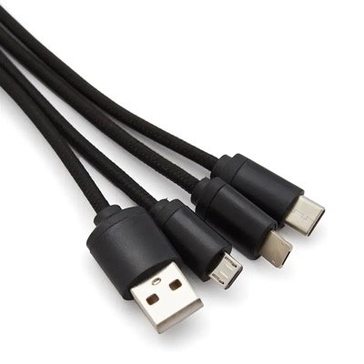 Cable 3 en 1 Versal - Regalos Corporativos