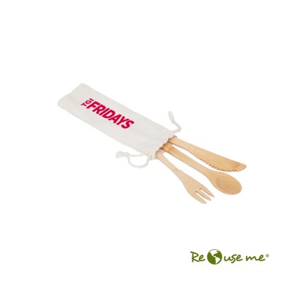 Miniatura 2 de Set Cutlery Bamboo