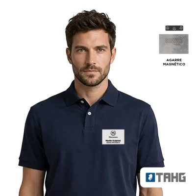 Name tag Alloy Blanco Grande - Regalos Corporativos