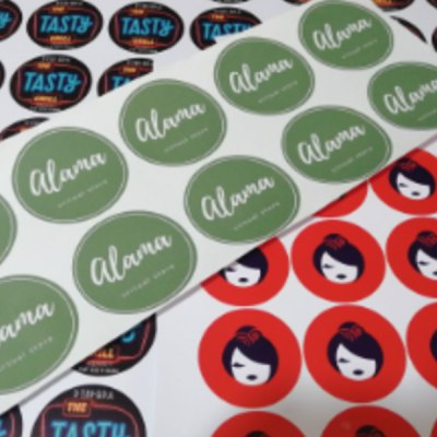 Regalo corporativo Adhesivo Troquelado