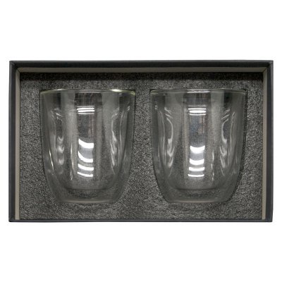 SET DE VASOS DE VIDRIO “DOUBLE” - Regalos Corporativos