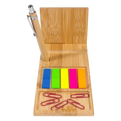 ORGANIZADOR DE ESCRITORIO DE BAMBÚ "NAGANO DESK" - Regalos Corporativos