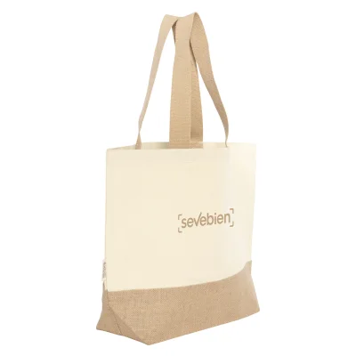 Bolsa de algodón y yute "YONA" - Regalos Corporativos