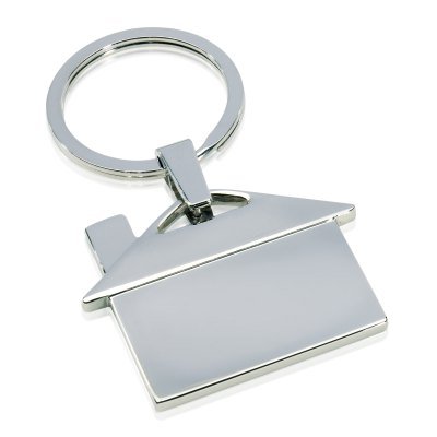 LLAVERO METÁLICO HOUSE - Regalos Corporativos
