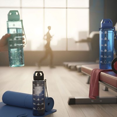 Botella deportiva motivacional "BORG" - Regalos Corporativos