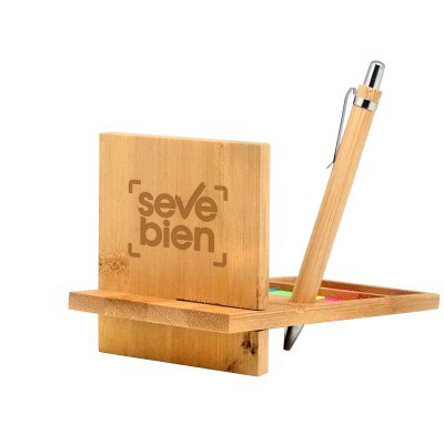 ORGANIZADOR DE ESCRITORIO DE BAMBÚ "NAGANO DESK" - Regalos Corporativos