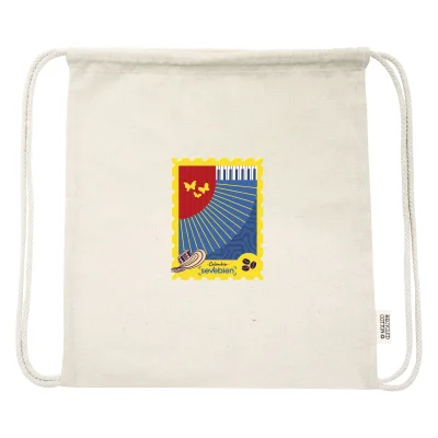 Bolsa mochila de algodón "CHILL" - Regalos Corporativos