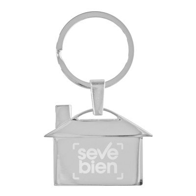 LLAVERO METÁLICO HOUSE - Regalos Corporativos