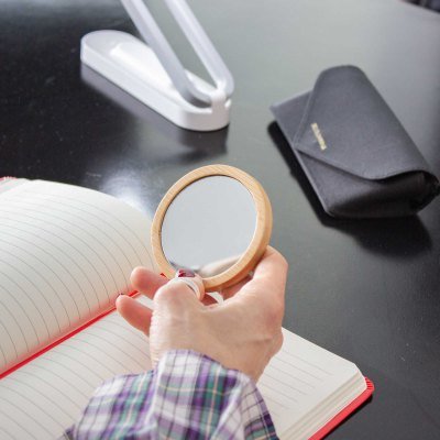 ESPEJO DE BAMBÚ CIRCULAR ¨BELLA¨ - Regalos Corporativos