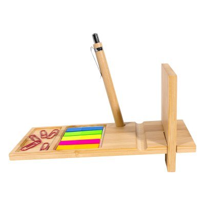 ORGANIZADOR DE ESCRITORIO DE BAMBÚ "NAGANO DESK" - Regalos Corporativos