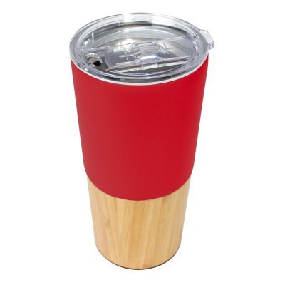 Mug metálico/bamboo "AURUS" 500cc - Regalos Corporativos