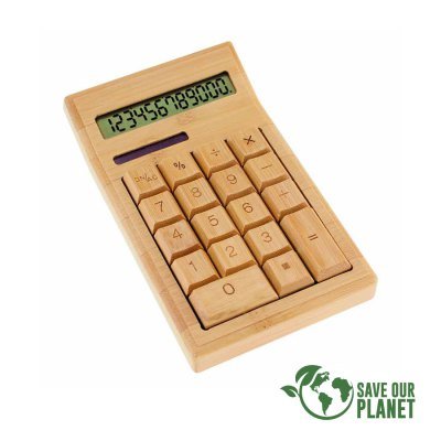 Calculadora de Bamboo - Regalos Corporativos