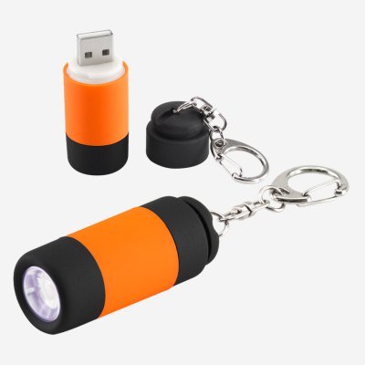 Llavero-Linterna LED Cargador USB - Regalos Corporativos