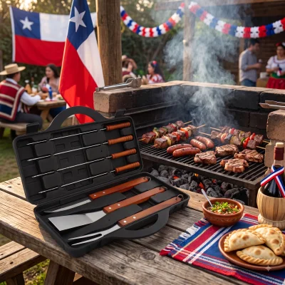 Set BBQ en Maletín Plástico - Regalos Corporativos