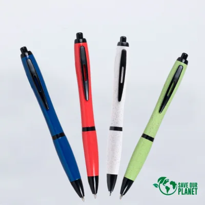 Bolígrafo de Fibra de Trigo "ELEMENT 2" con tinta azul - Regalos Corporativos