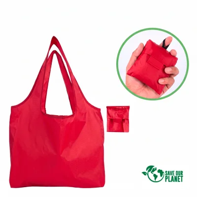 Bolsa plegable de compras en tela reciclada RPET 15L - Regalos Corporativos