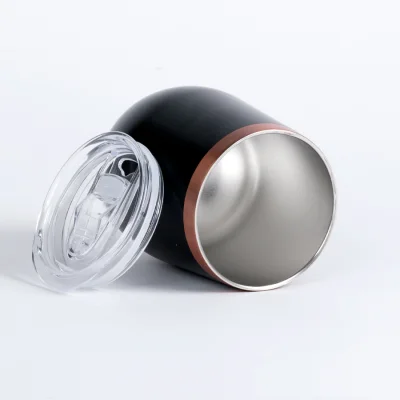 Vaso térmico negro/encobrizado "LEEDS" 350cc - Regalos Corporativos