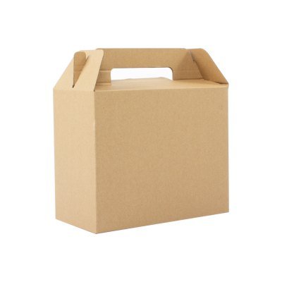Caja autoarmable con asas, 25x20x12 cm - Regalos Corporativos