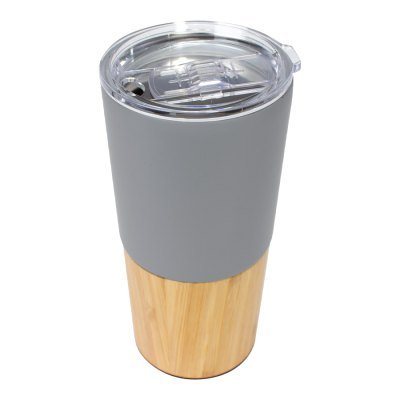Mug metálico/bamboo "AURUS" 500cc - Regalos Corporativos