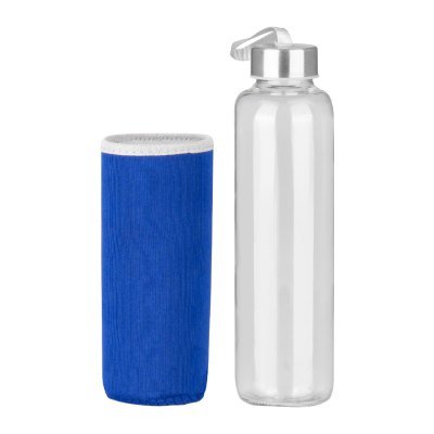 Botella de Vidrio Borosilicato con Funda de Neopreno 580cc - Regalos Corporativos
