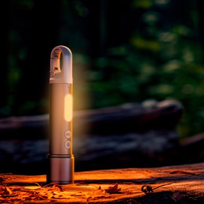 Miniatura 17 de USB Linterna Táctica y lámpara recargable "HOOK" 15-en-1