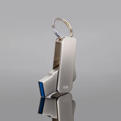 Regalo corporativo USB 3.0 Pendrive "Swivel" de Acero inoxidable 16GB