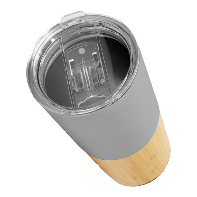 Mug metálico/bamboo "AURUS" 500cc - Regalos Corporativos