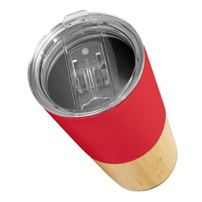 Mug metálico/bamboo "AURUS" 500cc - Regalos Corporativos