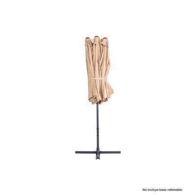 Quitasol ovalado "Twins" 4.55x2.7M - Regalos Corporativos