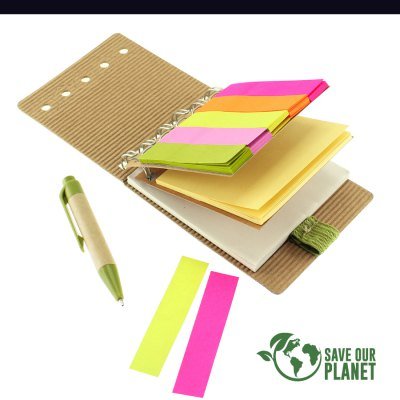 Memo Set Ecológico con Bolígrafo - Regalos Corporativos