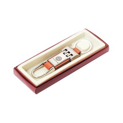 Llavero de Metal Eco-Cuero Premium - Regalos Corporativos