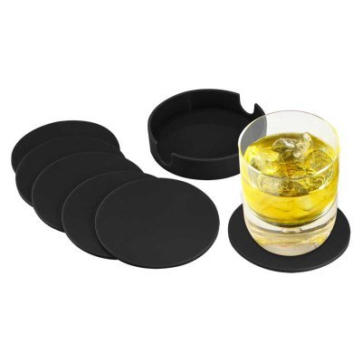 Set de Posavasos Plásticos Redondos - Regalos Corporativos