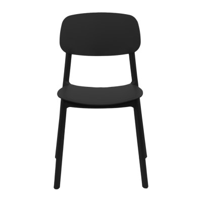 Silla apilable de plástico rígido "MARVIN"