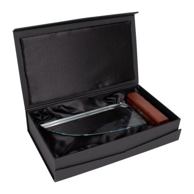 Trofeo Galvano de Madera y Cristal "Sail" - Regalos Corporativos